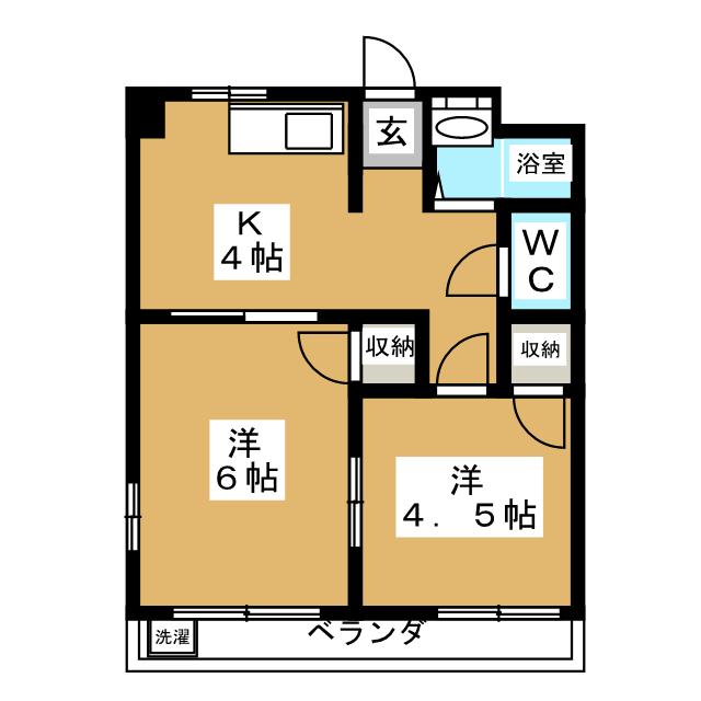 第一長門ビルの間取り