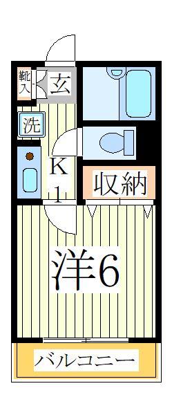 奥富マンション２の間取り