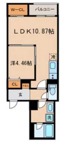 江東区新大橋のマンションの間取り