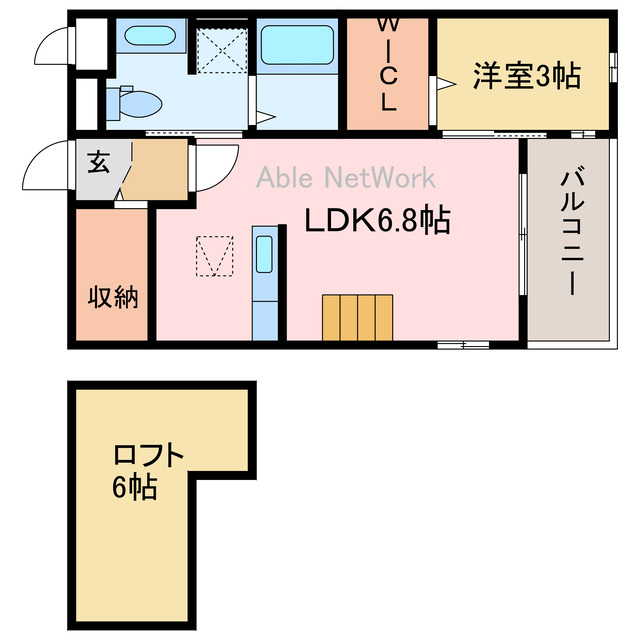 キャトル・セゾン駅前の間取り