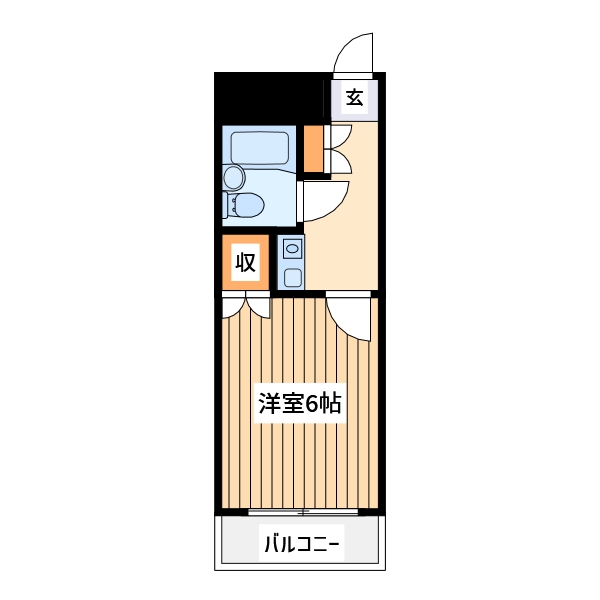 八王子市八木町のマンションの間取り