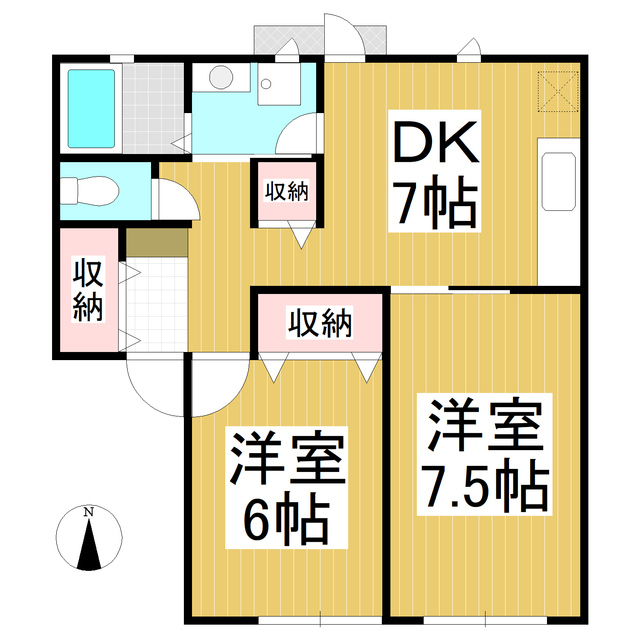 ホワイトバーチ原の間取り