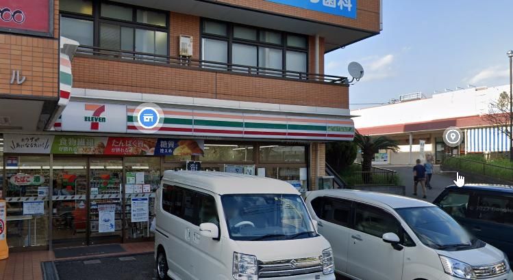 コンビニ　セブンイレブン横須賀長沢駅前店（コンビニ）まで350m