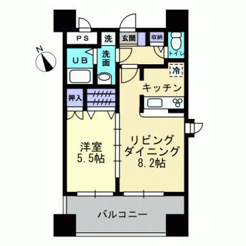 Ｊ・grace河原町の間取り