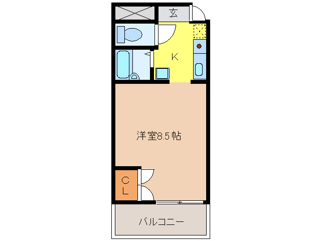 大口平和マンションの間取り