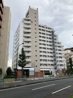 【パシフィック自由が丘マンションの建物外観】