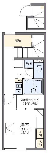 レオパレスサン秋竹の間取り