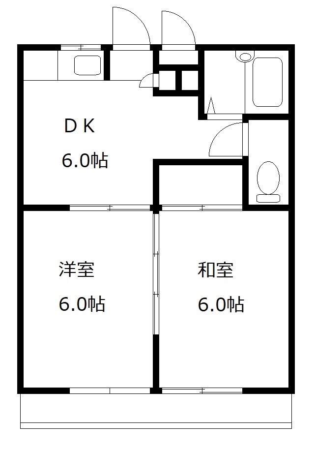 サニーハイツ蘇我の間取り