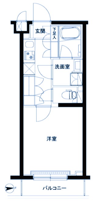 ルーブル横濱青葉台の間取り