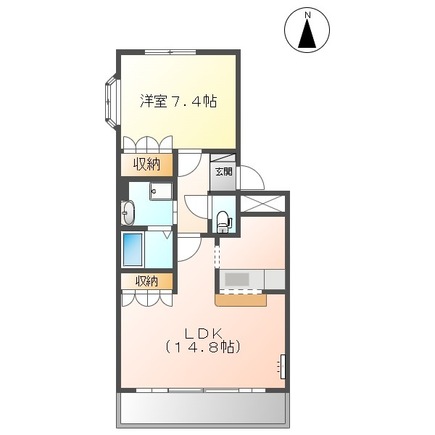 パーシモン（Ｐｅｒｓｉｍｍｏｎ）の間取り