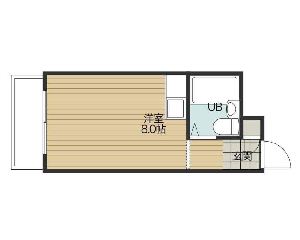 グローバル城山３１１号の間取り