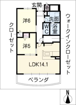 ＳｏｐｈｉａｎｓＬＶの間取り