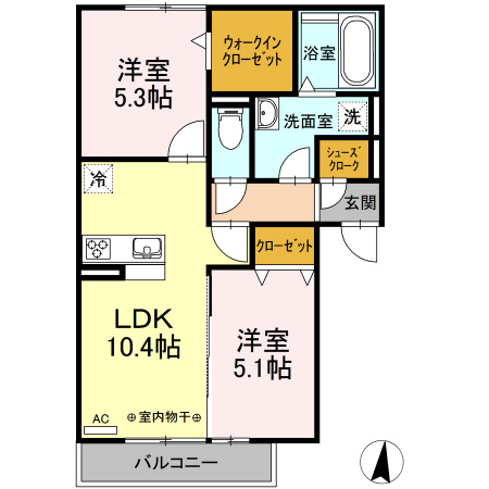 ｃｅｎｏｔｅ　IIの間取り