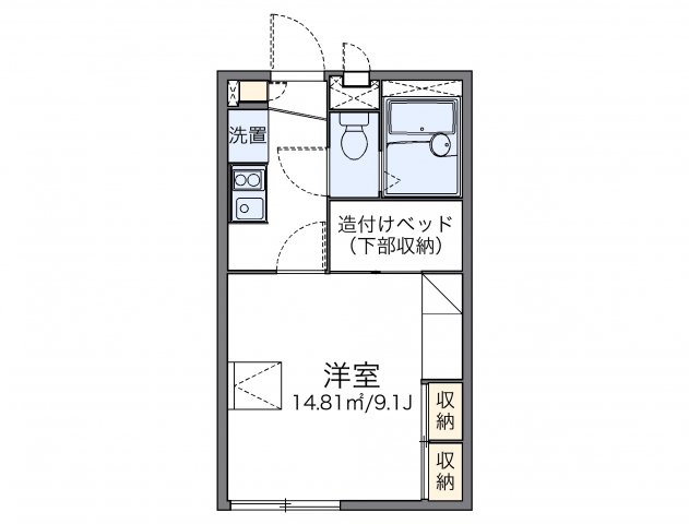 レオパレスルシファーの間取り