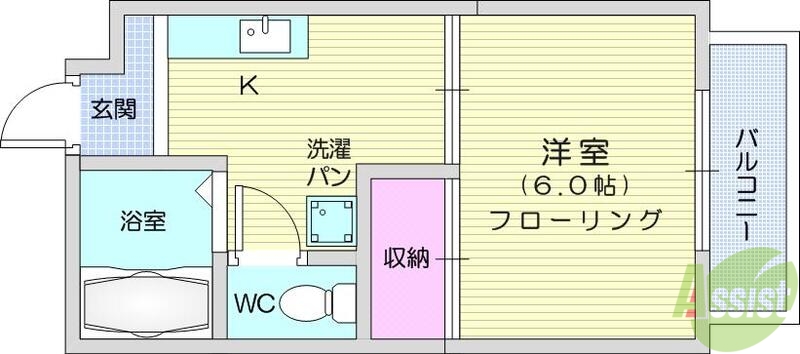 山建の間取り