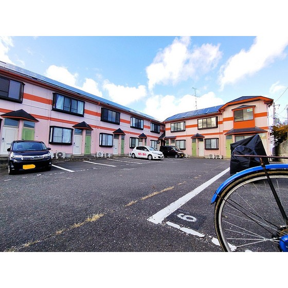 建物外観　家電付き♪単身者向け１ｋアパート