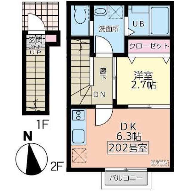 マノアーレ六丁の目Iの間取り