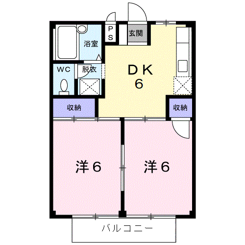 サンパレス石刀の間取り