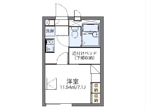 レオパレスさくらの間取り