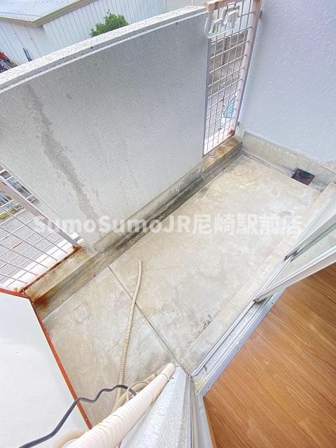 バルコニー　広々としたバルコニーです