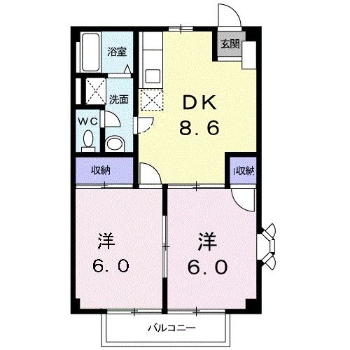 ニュ－シティ－コロンビアの間取り