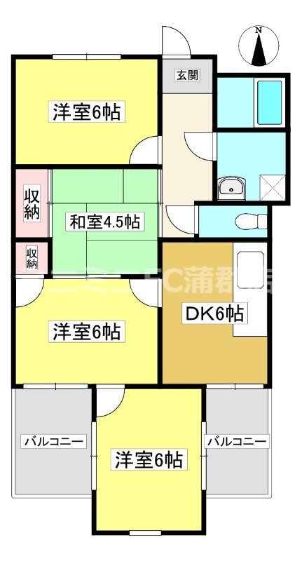 サンレディ・ハイツの間取り