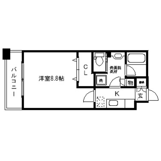 リビングステージ木町通の間取り