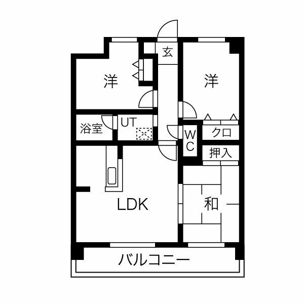 グランセーズ城西の間取り