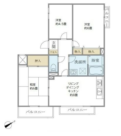 ヴェール久我山の間取り