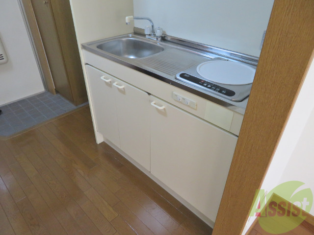 キッチン　こちらがキッチンです。料理作るのが楽しみです。