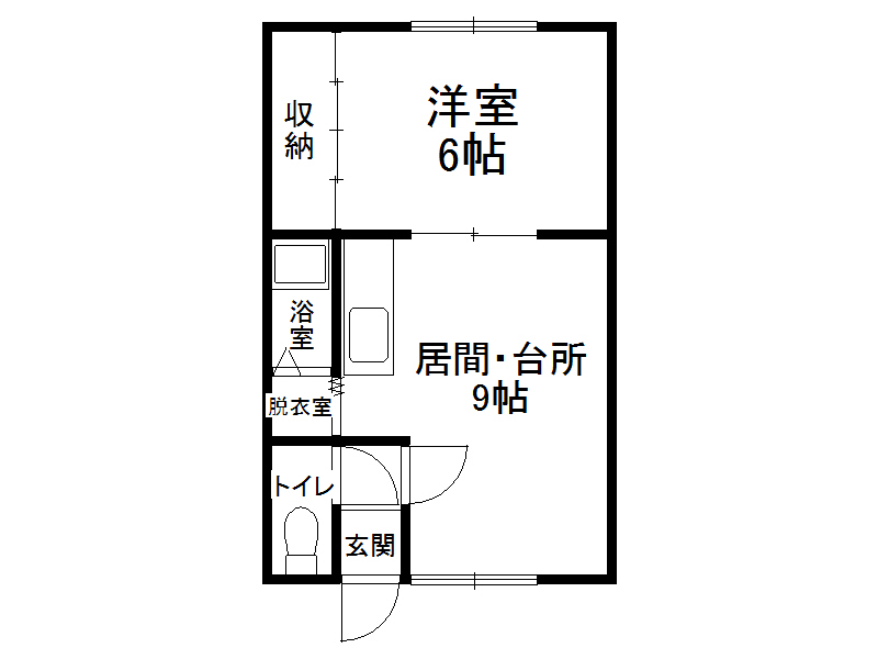 ひばりハイツの間取り