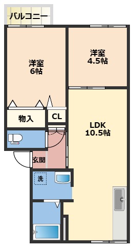 プレミール高松の間取り