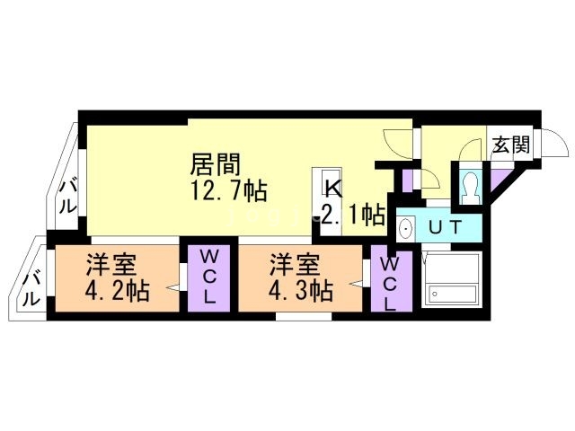 S-RESIDENCE札幌東astrazeの間取り