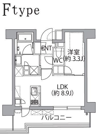 レスピール蓮根の間取り