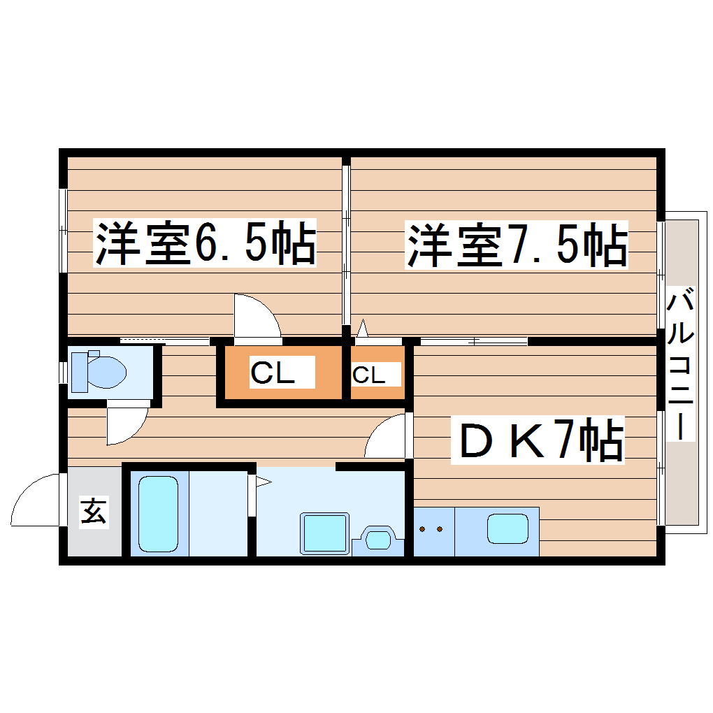 大手町レジデンスB棟の間取り