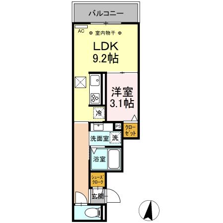 Ｄ ｒｏｏｍ桜木町の間取り