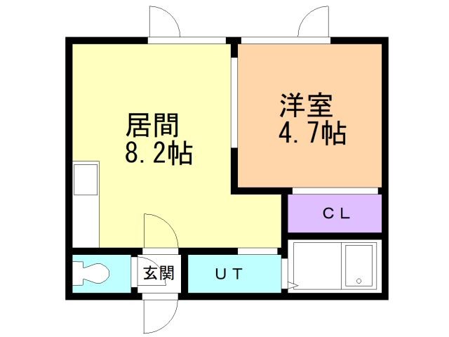 オルセー新札幌の間取り