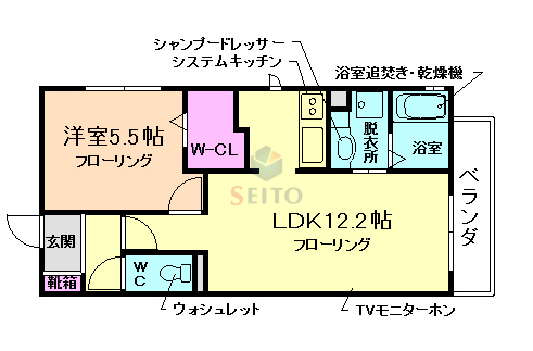 メゾンサフィールの間取り