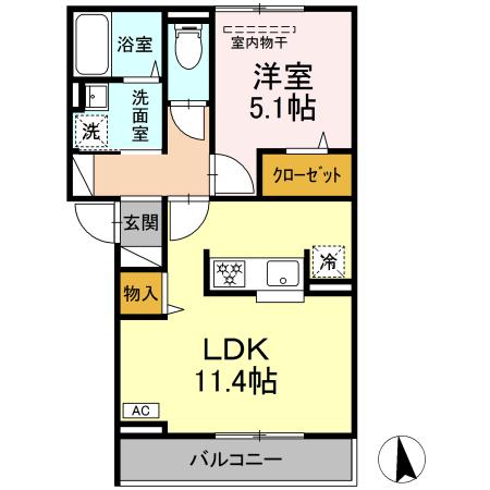 【ルナVIIの間取り】