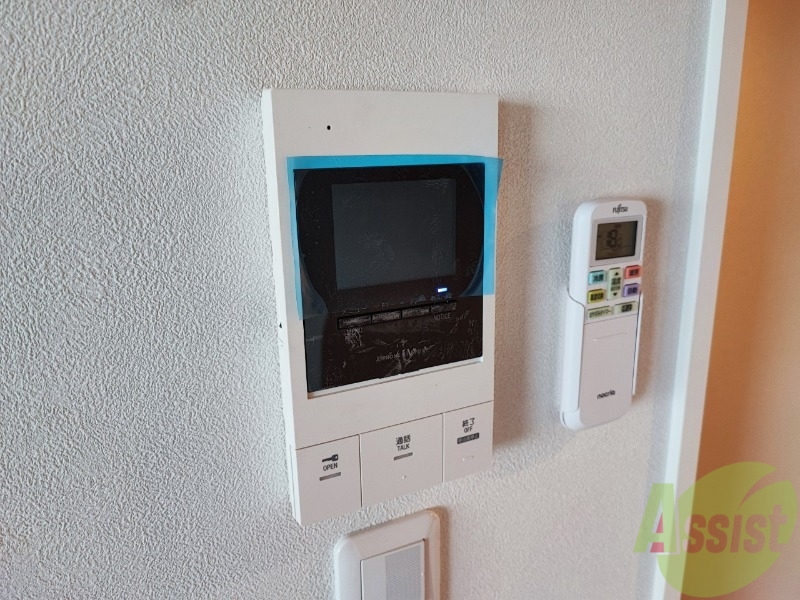 セキュリティ　インターホンは通話ができるので急な訪問があっても安心です。