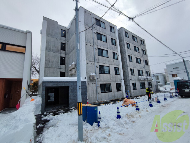 建物外観　札幌市北区北二十七条西「ラピスブラオＮ２７」