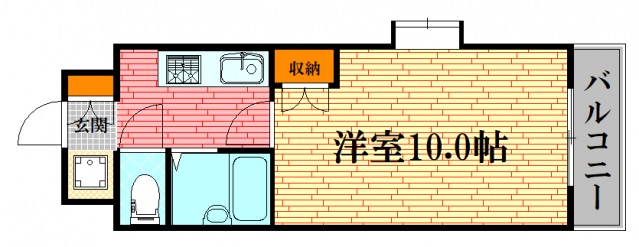 【広島市安佐南区高取北のマンションの間取り】