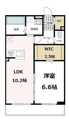 横浜市青葉区市ケ尾町のアパートの間取り