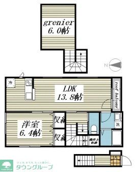 仮）足立区東綾瀬３丁目計画の間取り