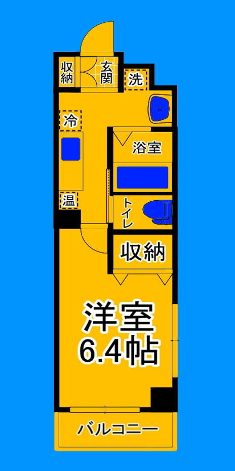 【大阪市住吉区東粉浜のマンションの間取り】