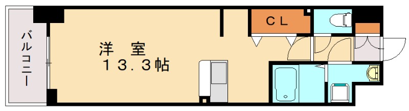 福岡市東区多の津のマンションの間取り