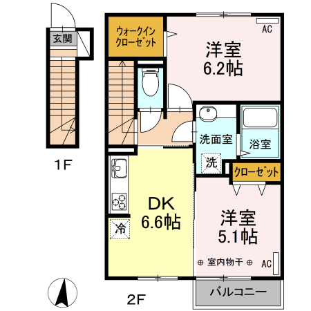 オウルベニールの間取り