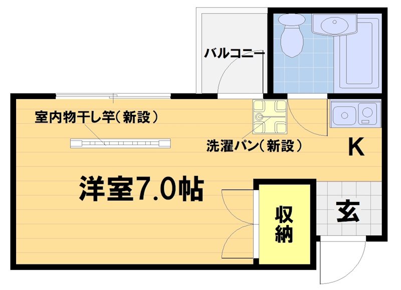 菱田ハイツの間取り