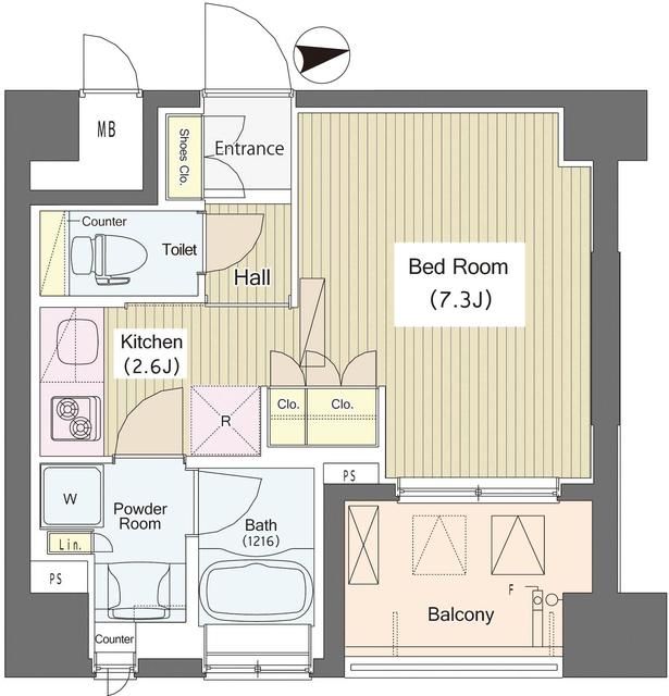 ｉ－Ｓｕｉｔｅ　ＨｉｇａｓｈｉＮａｋａｎｏの間取り