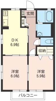 ＤＩＡＳ森崎の間取り